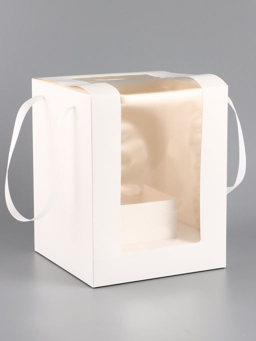 Коробка для цветов, 20?20?25 см, белая - UPAK LAND фото 2