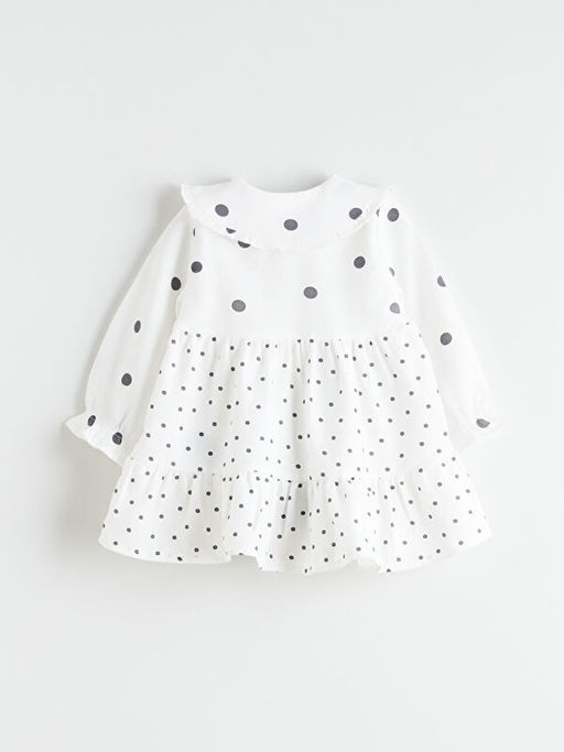 Bebe Yaka F?rf?rl? K?z Bebek Elbise