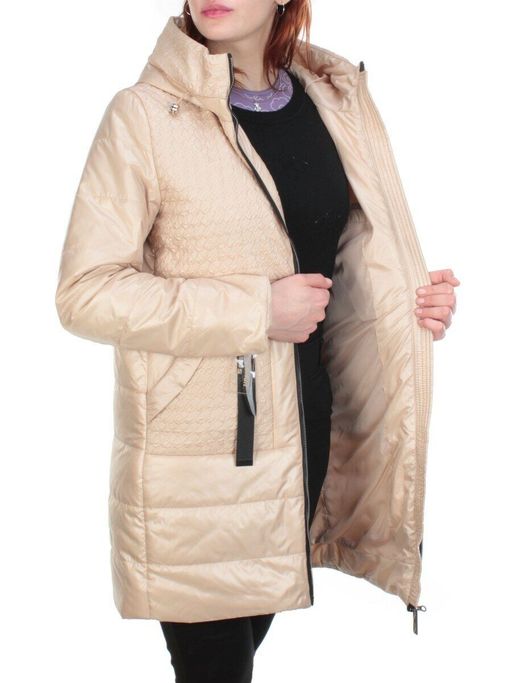167 BEIGE Куртка демисезонная женская ROVITHI (100 гр.синтепона) - Fashion фото 8