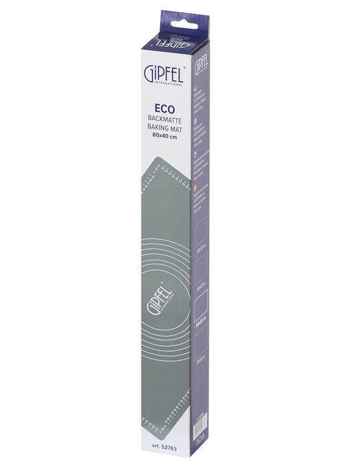 52763 GIPFEL Коврик для выпечки ECO 60х40см. Материал: силикон. Цвет: бежевый.