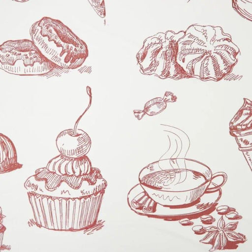 Avikomp скатерть одноразовая рулон 110х180см (3шт) Сладости