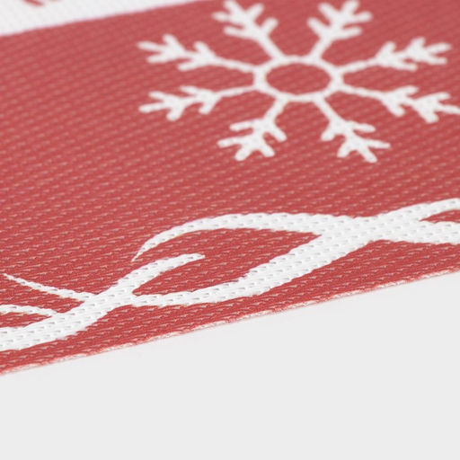 Дорожка на стол Доляна Новый год, 180?30 см, красная