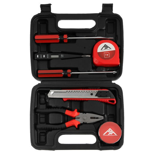 Набор инструментов в кейсе ЛОМ 23 ФЕВРАЛЯ, в подарочной упаковке, 7 предметов