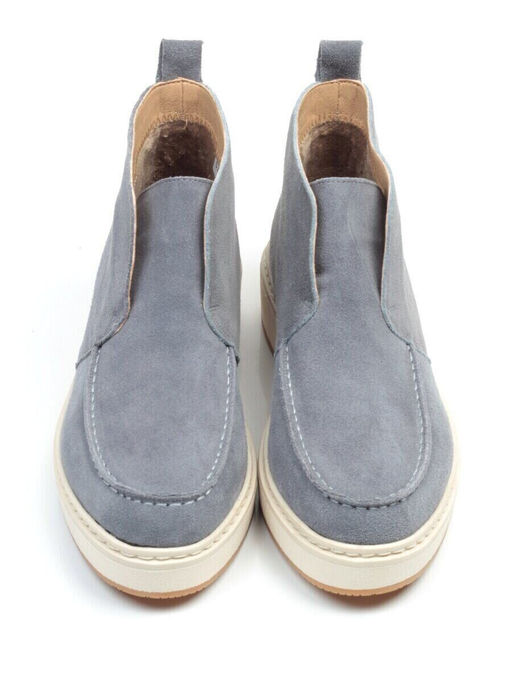 01-5173-6 Ботинки демисезонные (натуральная замша, байка)