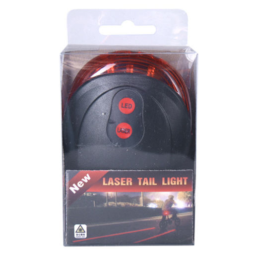 Фонарь задний COMIRON TA13 корпус: пластик, IPX4; свет: 5LED; 2 AAA батареи НЕ в компл.; четыре режима; два мощных боковых лазера. АКЦИЯ /уп 20/200/ - Галеонтрейд фото 6