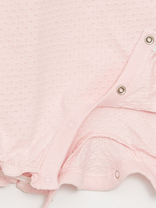 Bisiklet Yaka K?sa Kollu K?z Bebek Tulum - Waikiki фото 3