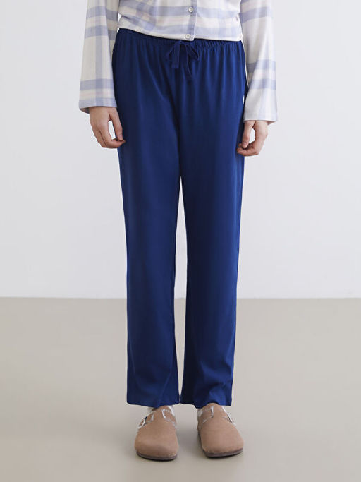 Beli Lastikli Nak??l? Kad?n Pijama Alt?