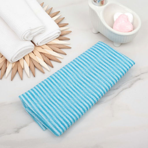 Цена за 12 шт. Мочалка для тела Доляна «Японская», 90 см, в полоску, МИКС