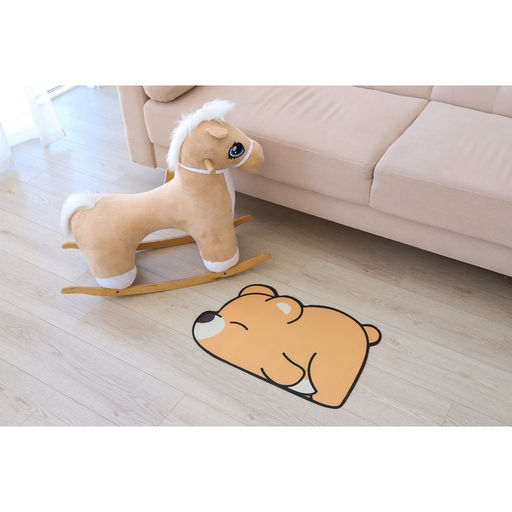 Коврик для дома Доляна Мишка, 40?60 см, цвет бежевый  фото 6