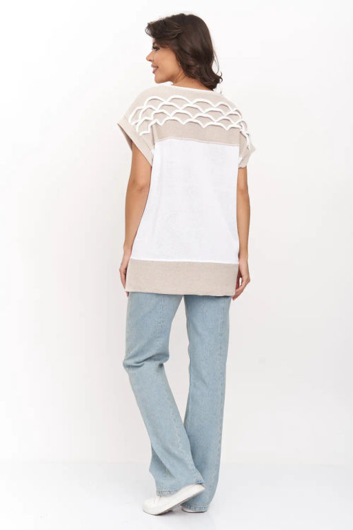 Джемпер М 3241/молочный