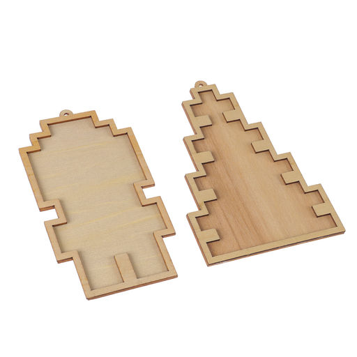 Набор для творчества «Ёлочная игрушка. Мозаика», 2 шт., керамическая