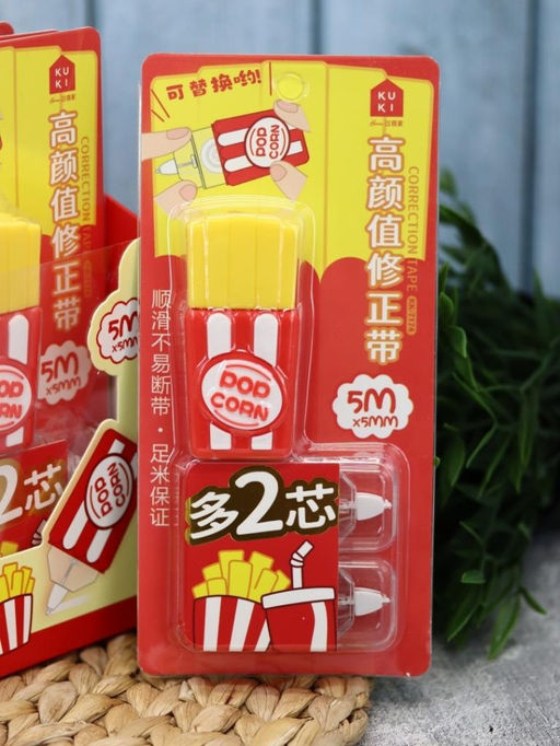 Корректор "French fries", red + 2 сменных блока