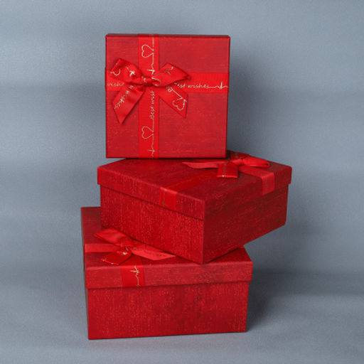 Коробка подарочная 3 штуки / 3403-1009 /уп 36/ - Галеонтрейд фото 2