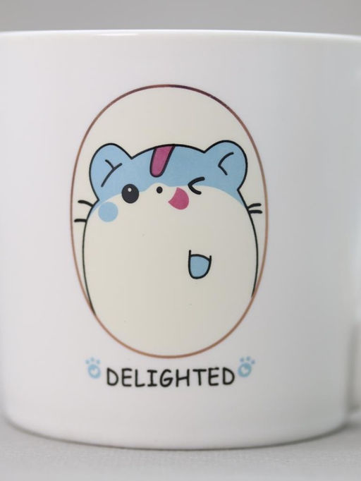 Кружка Delighted hamster, blue (360 ml)