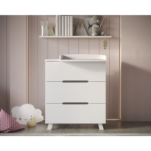 Комод пеленальный ИНКАНТО Anniken LUX 800/3, белый - Simaland фото 4