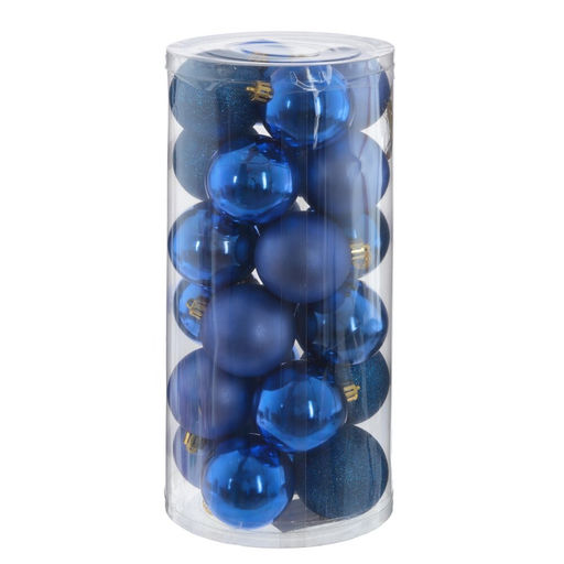 Набор из 24шт Украшение новогоднее "Шар", D 6 см, L14 W14 H31 см