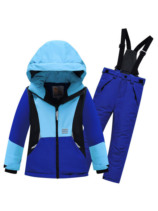 Горнолыжный костюм для мальчика синего цвета 9315S - Valianly фото 2
