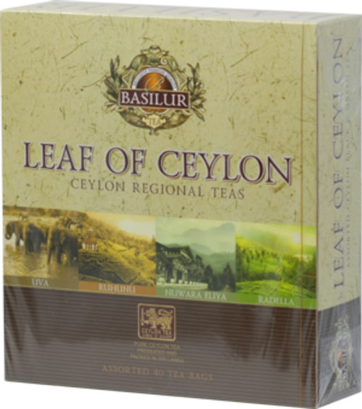 BASILUR. Лист Цейлона. Ассорти карт.пачка, 40 пак. фото 2