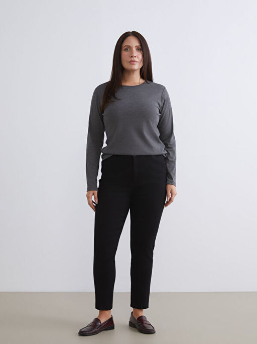 Bisiklet Yaka Kad?n Ti??rt