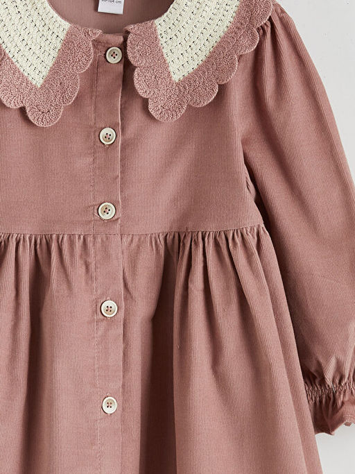 Bebe Yaka K?z ?ocuk Elbise