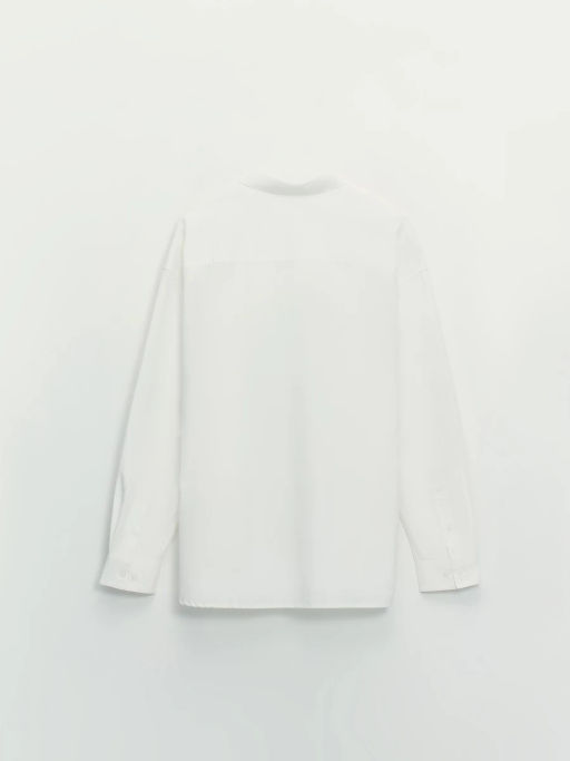 Рубашка oversize из 100% хлопка / Zarina  фото 9