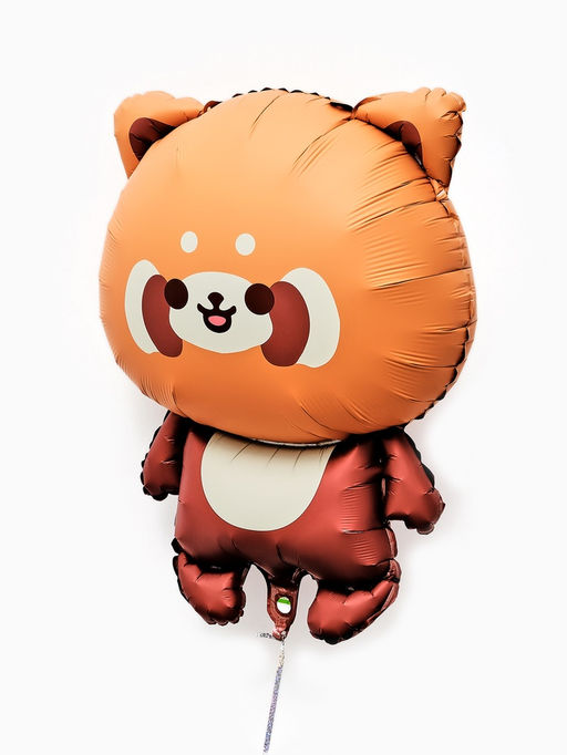 Цена за 2 шт. Воздушный шар фольгированный 27" «Красная панда»