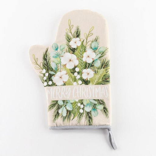 Варежка-прихватка Beautiful Сhristmas 20х28см, саржа, 100% хлопок, ватин 250г/м2 - Этель фото 3