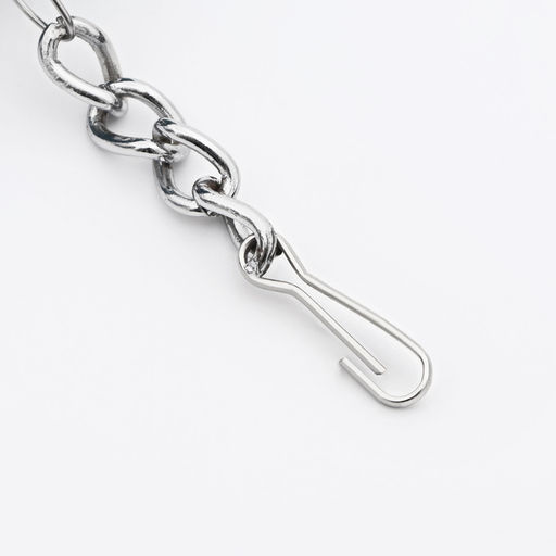 Игрушка для птиц с панцирем каракатицы и бусами, 14 х 6 см, розовая - Пижон фото 3