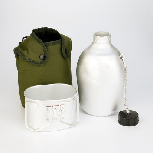 Фляга походная Adventure 1.3 л, серебристая, в чехле - Simaland фото 3