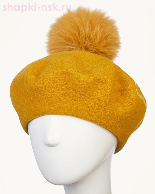 Берет фетр флис Помпон 115 Берет женский флис (58-59) - Tonak фото 9