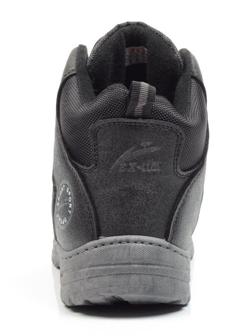 03-CRK6606-6 BLACK/GREY Ботинки зимние мужские - No name фото 11