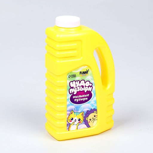 Раствор для мыльных пузырей, 1000 мл, МИКС - Funny toys фото 2