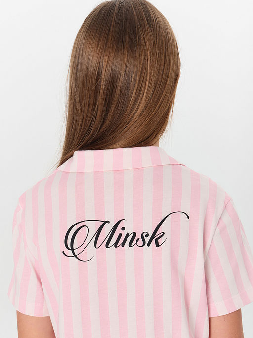 КОМПЛЕКТ ДЛЯ ДЕВОЧЕК (РУБАШКА, ШОРТЫ)