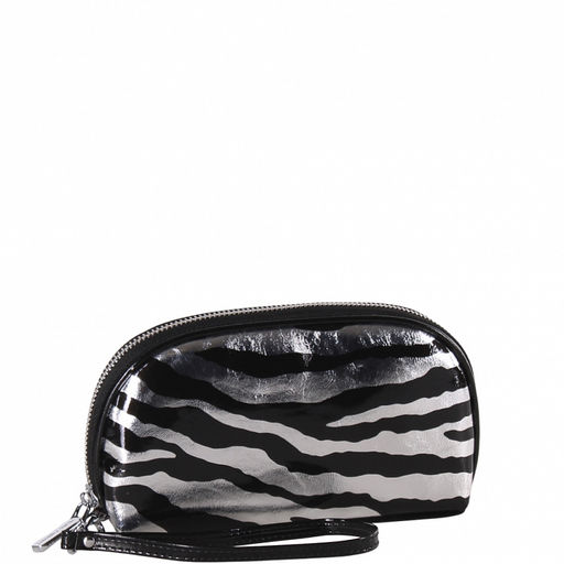 Косметичка 7100-21 zebra black silver Velina Fabbiano-Safenta