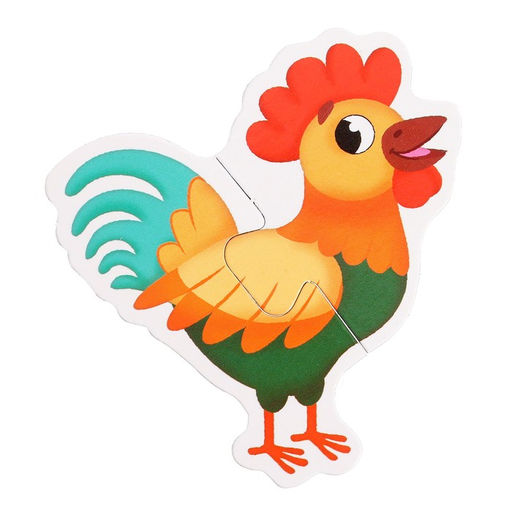 Магнитные макси-пазлы На ферме, в металлической коробке - Puzzle time фото 7