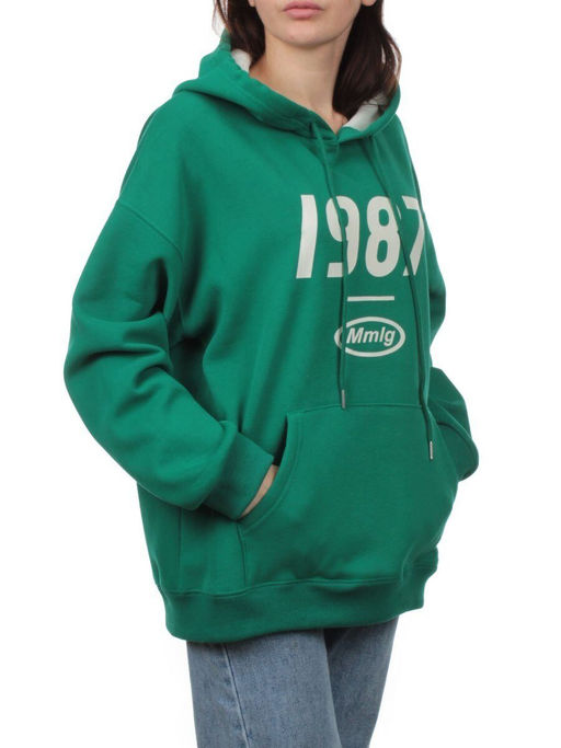 PG-I990I-2313 GREEN Худи женское (90% хлопок, 10% полиэстер) - Fashion фото 3