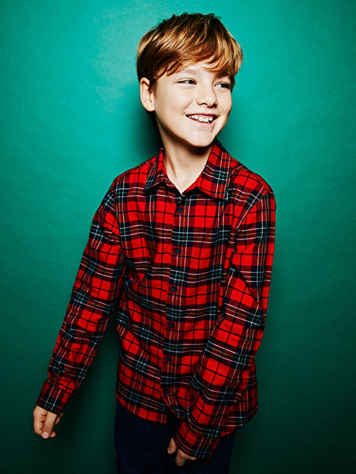 Ekose Erkek ?ocuk Oduncu G?mlek