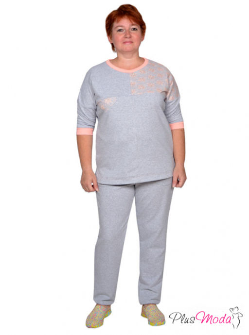 Костюм спортивный Модель №133 размеры 50-72 - Plusmoda фото 5