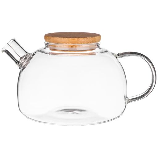 ЧАЙНИК ЗАВАРОЧНЫЙ 800 МЛ. С БАМБУКОВОЙ КРЫШКОЙ - Agness фото 3