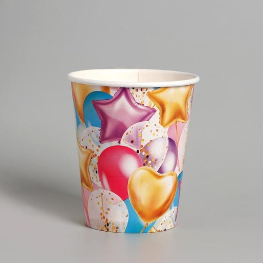 Набор бумажной посуды Шары - Страна карнавалия фото 4