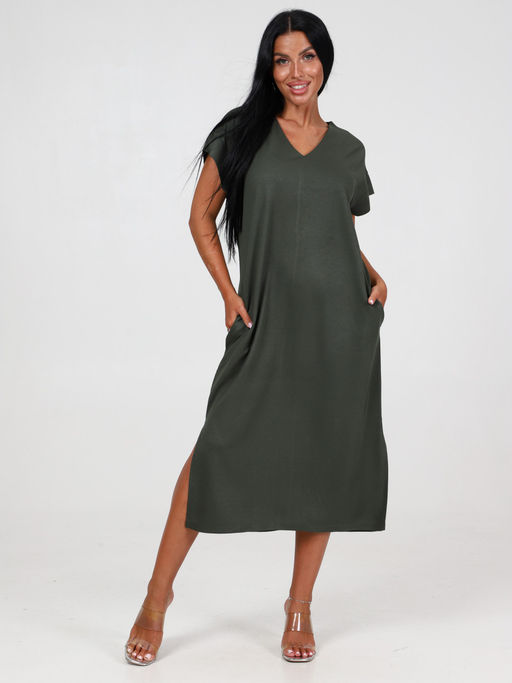 944 ПЛАТЬЕ (Хаки) - А-дина фото 2