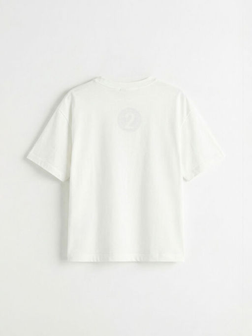 Bisiklet Yaka Bask?l? K?z ?ocuk Ti??rt ve Pantolon