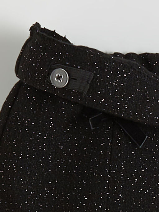 Beli Lastikli K?z ?ocuk ?ort Etek ve K?lotlu ?orap