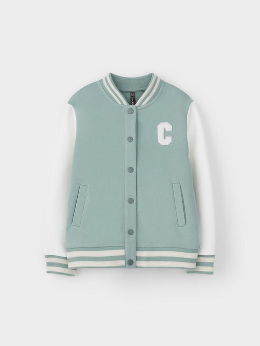 КР 302675/голубой прибой жакет (бомбер) для дев