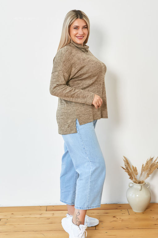 Джемпер Luxury Moda 1201-Р коричневый