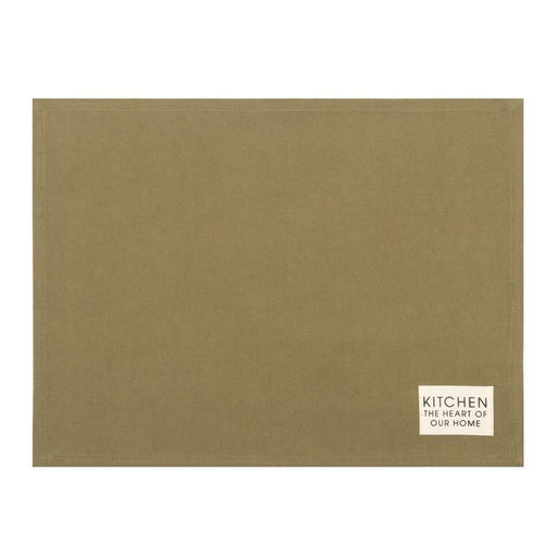 Набор салфеток «Этель» Kitchen, 30×40 см - 2 шт., 100% хлопок, саржа 220 г/м², зелёный