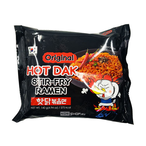 Лапша б/п острая Хотдак оригинальная Migawon, Корея, 140 г Акция