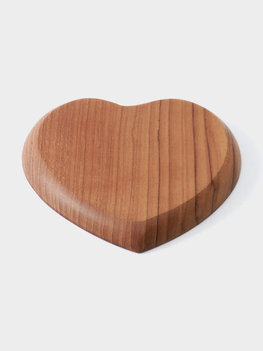 Тарелка Сердце, 16?16?2 см, тиковое дерево