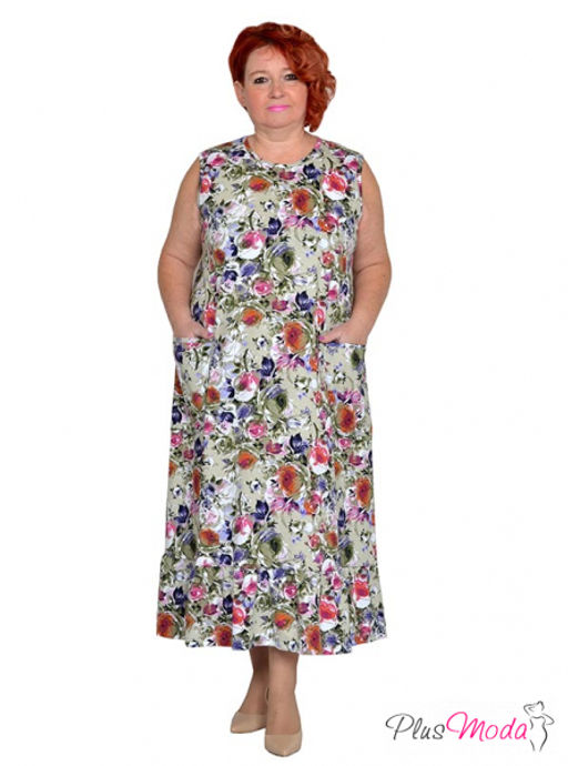 Платье Модель №1899 размеры 44-84 - Plusmoda фото 4