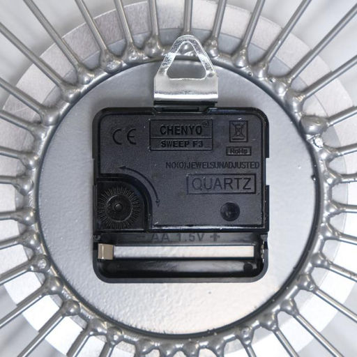 Часы настенные интерьерные «Зеркальные сферы», серия: Ажур, бесшумные, плавный ход, d=39 см, циферблат d=13 см, от батарейки 1хАА